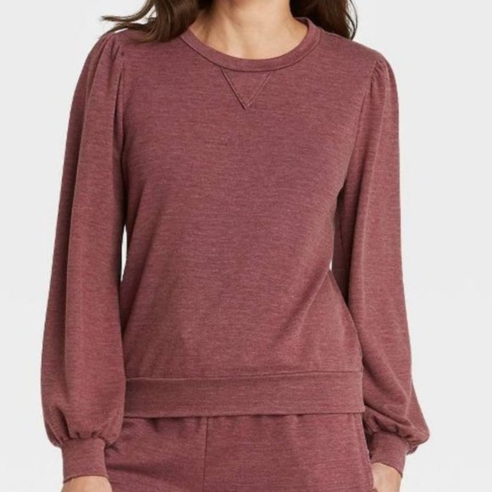 KNOT ROSE LIGHTWEIGHT SWEATSHIRT